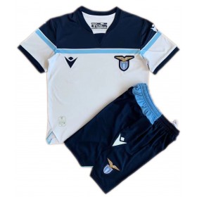 Koszulka SS LAZIO Dziecięcy Wyjazdowe Stroje Piłkarskie 2021/22 Krótki Rękaw